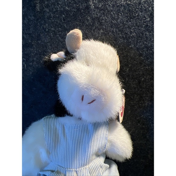 TY Attic Treasures‎ Madison The Cow Plush Toy with Outfit Tags 9" - Picture 3 of 8